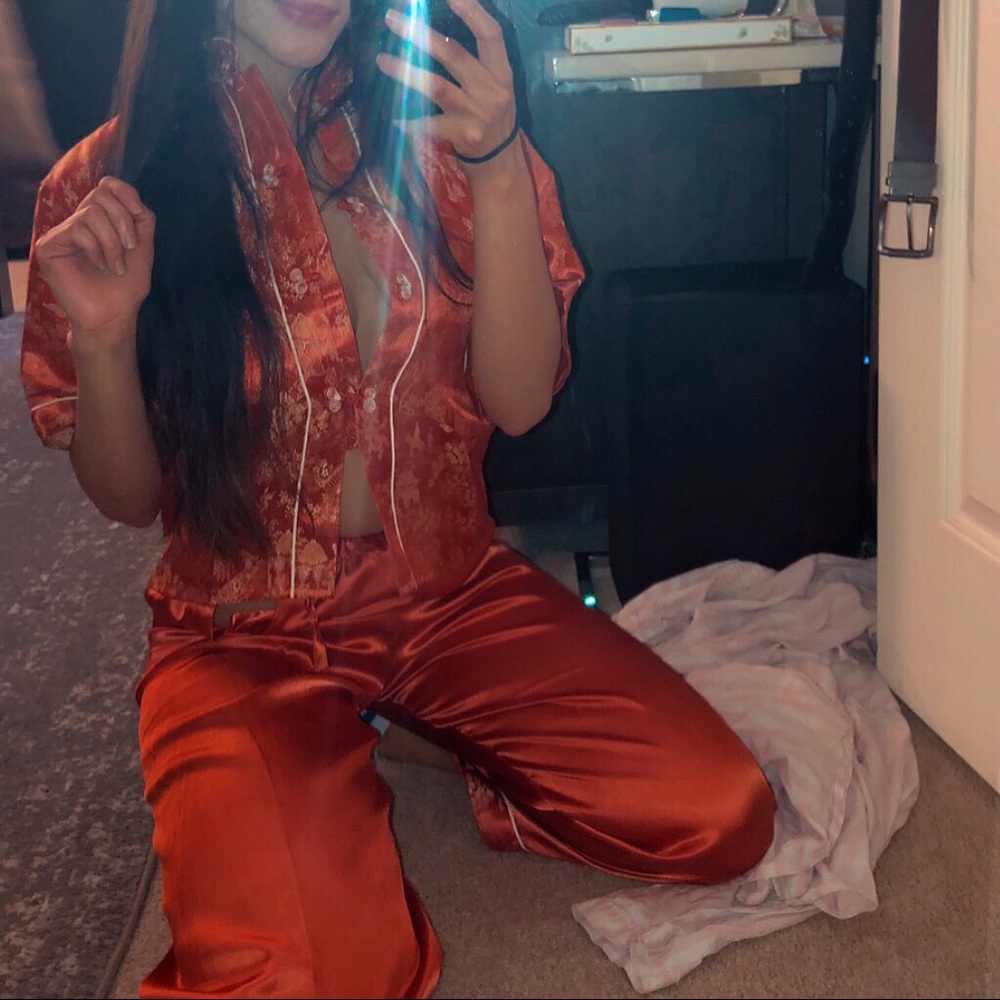 Two piece Asian inspired